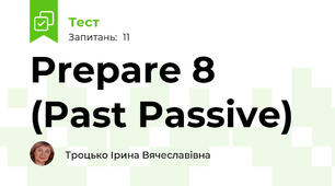 Prepare 8 (Past Passive)