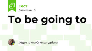 To be going to 