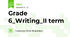 Grade 6_Writing_II term