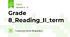 Grade 8_Reading_II_term