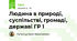 Людина в природі, суспільстві, громаді, державі ГР 1