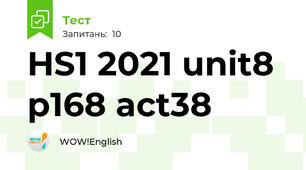 HS1 2021 unit8 p168 act38