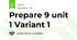 Prepare 9 unit 1 Variant 1