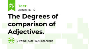 The Degrees of comparison of Adjectives.