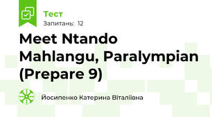 Meet Ntando Mahlangu, Paralympian (Prepare 9)