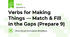 Verbs for Making Things — Match & Fill in the Gaps (Prepare 9)