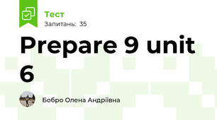 Prepare 9 unit 6