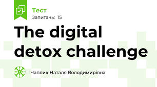 The digital detox challenge