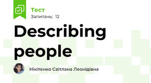Describing people