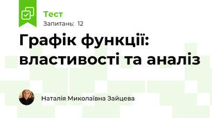 Графік функції: властивості та аналіз
