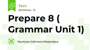 Prepare 8 ( Grammar Unit 1)