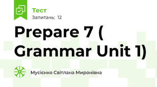 Prepare 7 ( Grammar Unit 1)