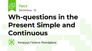 Wh-questions in the Present Simple and Continuous