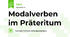 Modalverben im Präteritum