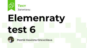 Elemenraty test 6