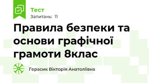 Правила безпеки та основи графічної грамоти 8клас