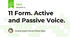 11 Form. Active and Passive Voice.