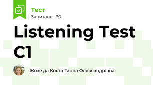 Listening Test C1