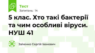 5 клас. Хто такі бактерії та чим особливі віруси. НУШ 41