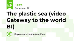 The plastic sea (video Gateway to the world B1)