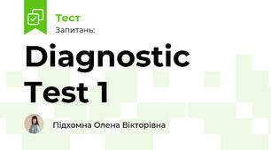 Diagnostic Test 1