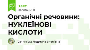 Органічні речовини: НУКЛЕЇНОВІ КИСЛОТИ