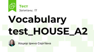 Vocabulary test_HOUSE_A2