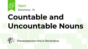 Countable and Uncountable Nouns