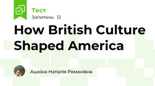 How British Culture Shaped America