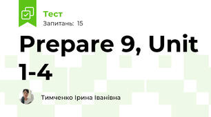 Prepare 9, Unit 1-4