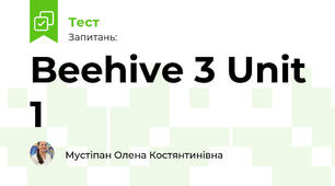 Beehive 3 Unit 1