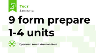 9 form prepare 1-4 units