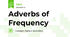 Adverbs of Frequency