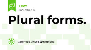 Plural forms.
