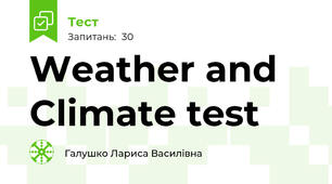 Weather and Climate test