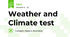 Weather and Climate test