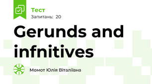 Gerunds and infnitives