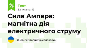 Сила Ампера: магнітна дія електричного струму