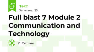 Full blast 7 Module 2 Communication and Technology 