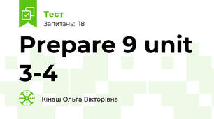 Prepare 9 unit 3-4
