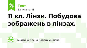 11 кл. Лінзи. Побудова зображень в лінзах.