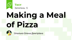 Making a Meal of Pizza