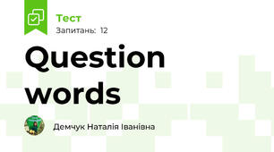 Question words