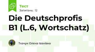 Die Deutschprofis B1 (L.6, Wortschatz)