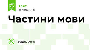 Частини мови