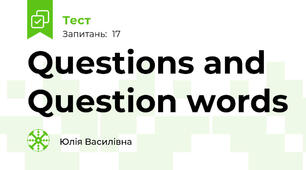 Questions and Question words