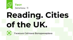 Reading. Cities of the UK.