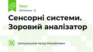 Сенсорні системи. Зоровий аналізатор