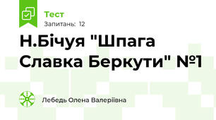Н.Бічуя "Шпага Славка Беркути" №1