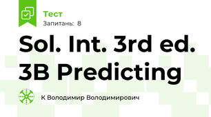 Sol. Int. 3rd ed. 3B Predicting